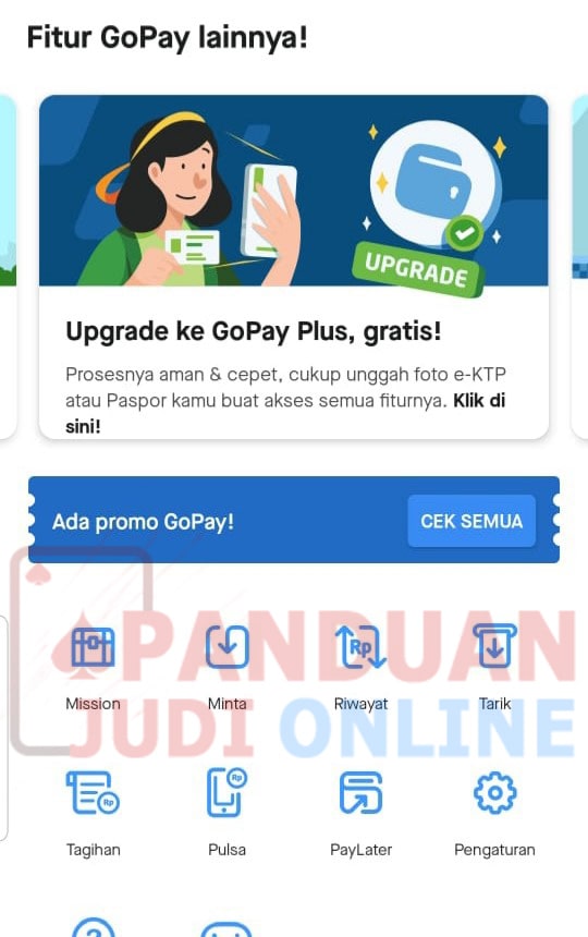 Cara Mudah Upgrade ke GoPay Plus 1